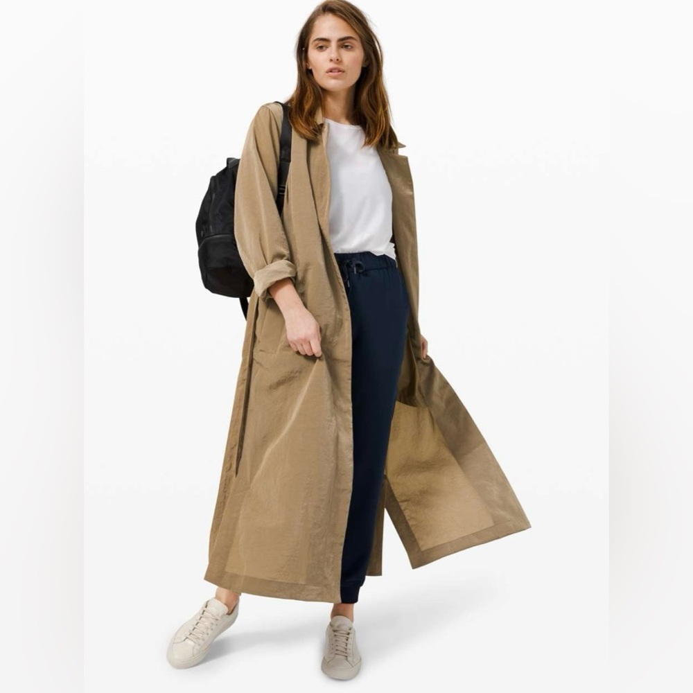 Lululemon Always effortless Trench -frontier -size 6